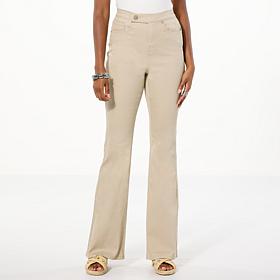 "As Is" DG2 by Diane Gilman New Classic Stretch Denim Tab Waistband...