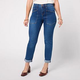 "As Is" DG2 by Diane Gilman New Classic Stretch Utility Cuff Girlfr...