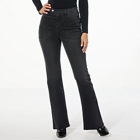 "As Is" DG2 by Diane Gilman New Classic Stretch Utility Pocket Flar...