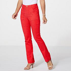 "As Is" DG2 by Diane Gilman Stretch Perfect Twill Denim Bootcut Jean