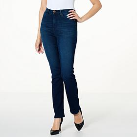"As Is" DG2 by Diane Gilman Virtual Stretch Straight-Leg Jean 