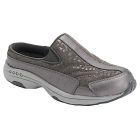 "As Is" easy spirit Traveltime Leopard-Print Slip-On Clog