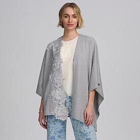 "As Is" Elle Get the Look Lace Applique Sweater