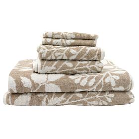 "As Is" Emery House Jacquard 6pc Towel Set