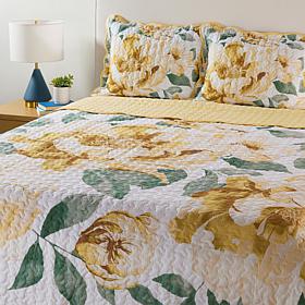 "As Is" Emryn House 100% Cotton Scalloped Edge Quilt Set