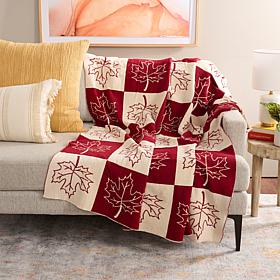 "As Is" Emryn House 50" x 60" Fall Checkered Throw