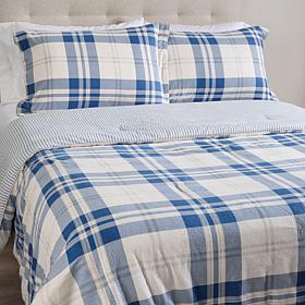 "As Is" Emryn House Flannel Comforter Set