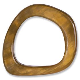 "As Is" Faire Collection Cora Chunky Horn Bangle Bracelet