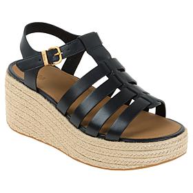 "As Is" FitFlop Platform Espadrille Fisherman Wedge