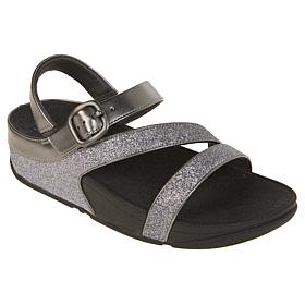 "As Is" FitFlop Skinny II Glitterdust Z-Strap Sandals