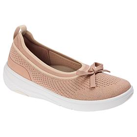 "As Is" FitFlop Super-Q Bow Knit Ballet Flat