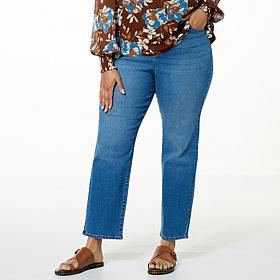 "As Is" G by Giuliana Button Fly Straight-Leg Jean