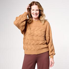 "As Is" G by Giuliana Full Fashion Solid Sweater