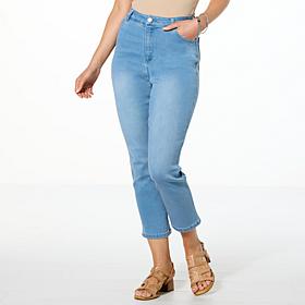 "As Is" G by Giuliana G-Soft Denim Slim Girlfriend Cropped Jean