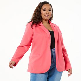 "As Is" G by Giuliana Ponte Knit Blazer