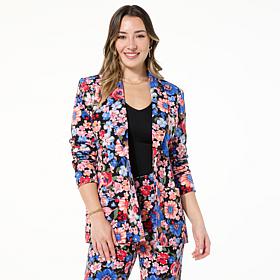 "As Is" G by Giuliana Printed Knit Blazer