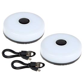"As Is" GB Home & Garden Rechargeable Multiuse Lights - Set of 2