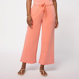 "As Is" GBG Sun Kissed Terry Cropped Pant