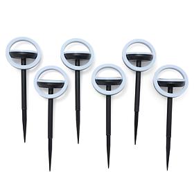 "As Is" Greanbase Set of 6 Solar Orbital Lights