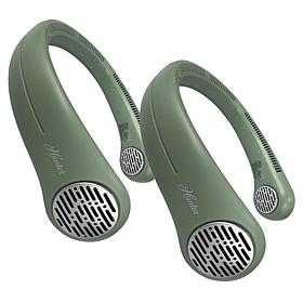 "As Is" Hunter 2-Pack Rechargeable Portable Neck Fans
