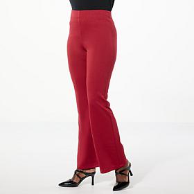 "As Is" IMAN Global Chic Ponte Knit Bootcut Pant