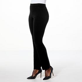"As Is" IMAN Global Chic Straight Leg Ponte Pant