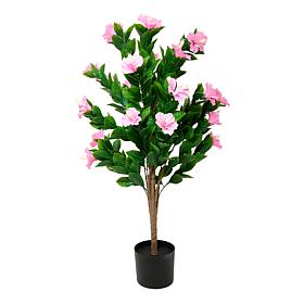 "As Is" Improvements 3' Faux Hibiscus Tree