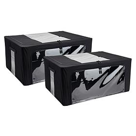 "As Is" Improvements Collapsible XL Storage Bins - Set of 2