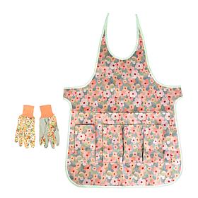 "As Is" Improvements Gardening Apron and Gloves Bundle