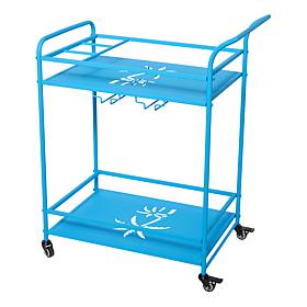 "As Is" Improvements Mobile Trolley Rolling Bar Cart
