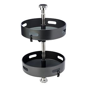 "As Is" Improvements Two Tier Adjustable Lazy Susan