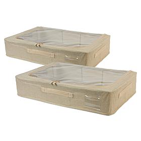 "As Is" Improvements Under Bed Rolling Storage - Set of 2