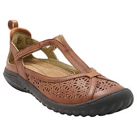 "As Is" JBU Daffodil Casual T-Strap Comfort Sandal