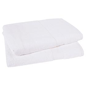 "As Is" Joy CleanBoss 2-piece USA Grown Cotton Jumbo Luxe Bath Sheets
