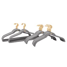 "As Is" Joy CleanBoss 60-piece Antimicrobial Hanger Set - Brass