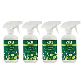 "As Is" JOY Eat Cleaner 4-pack Fruit & Veggie Natural Wash & Life E...