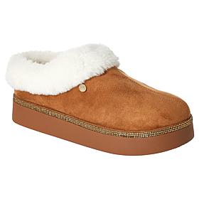 "As Is" Joy Glamorous Cozy Slippers w/Podiatric Insole Best Gift Ever!