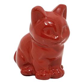 "As Is" KALIFANO Gemstone Cat Carving