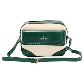"As Is" London Fog Canvas Everyday Lightweight Crossbody Bag 