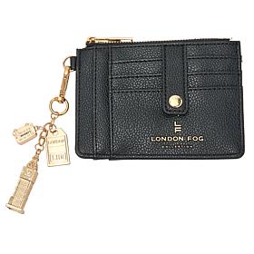 "As Is" London Fog Winslow Mini Wallet with Charms