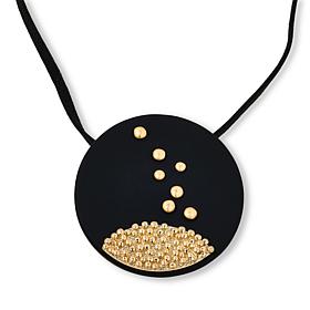 "As Is" MarlaWynne 36" Pinpoint Adjustable Suede Cord Drop Necklace