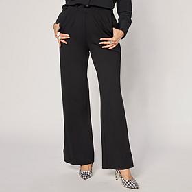 "As Is" MarlaWynne Straight Leg Pant with Darts Details