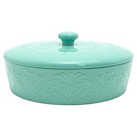"As Is" Mesa Mia by Jenny Martinez 9.6" Stoneware Tortilla Warmer