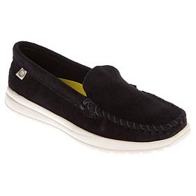 "As Is" Minnetonka Discover Classic Water-Resistant Suede Moccasin