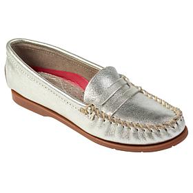 "As Is" Minnetonka Mellony Suede Moccasin Penny Loafer