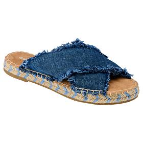 "As Is" Minnetonka® Pepper X-Band Espadrille Slide Sandal