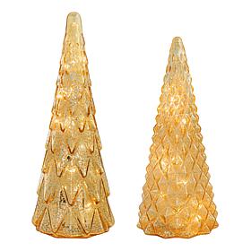 "As Is" Mr. Christmas Glass Tree Twinkle Effect 6-Hour Timer