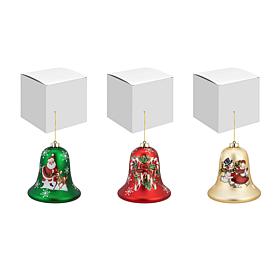 "As Is" Mr. Christmas Shatterproof Bell Ornaments 3-Pack