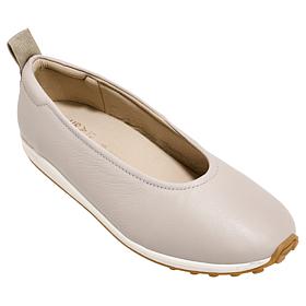 "As Is" Naturalizer Carla Leather Slip-On Sport Ballet Flat