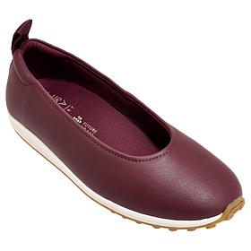 "As Is" Naturalizer Carla Leather Slip-On Sport Ballet Flat